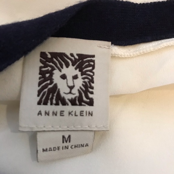 Anne Klein Black White Long Sleeve Lightweight Cardigan - Picture 4 of 5